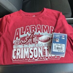 Alabama Crimson Tide officially licensed kids 6/7 shirt NWT